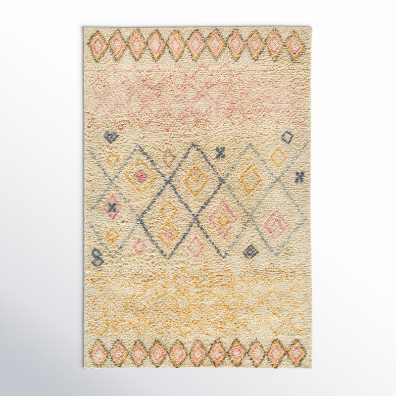 Lovenais Handmade Rug, Rectangle 2' x 3'