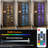24 Pair Shoe Cabinet With LED Lights and Adjustable Shelves, 67.5" Tall Storage Cabinet for Entryway, Closet, Living Room-1212878316
