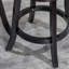 Tabouret pivotant de 24 po à hauteur de comptoir à lattes avec pivot, tissu gris anthracite - matériaux de qualité, fabriqué pour durer-1528814024-1528814027