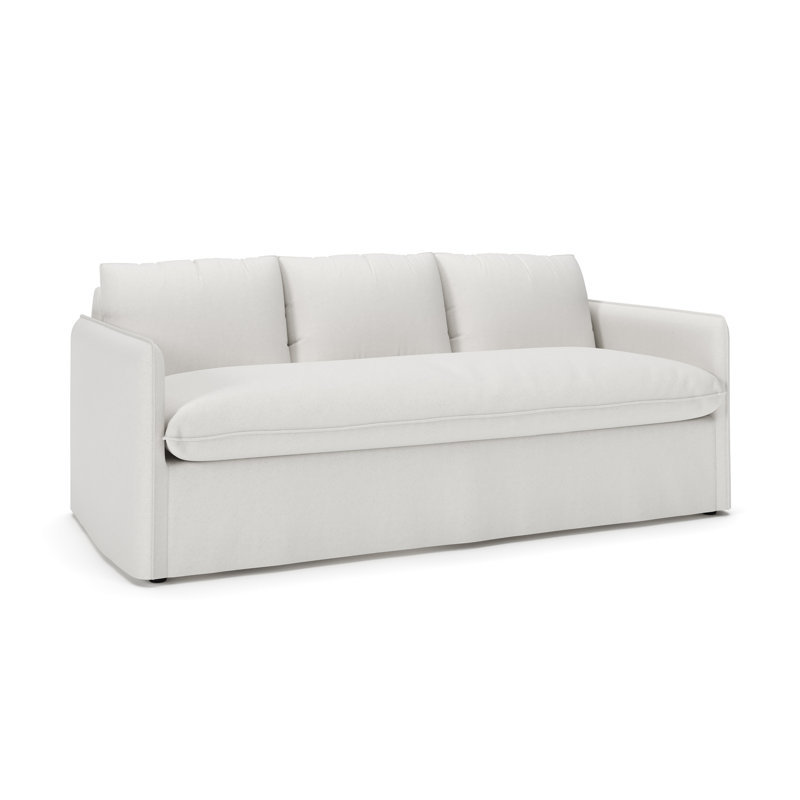 Bellatrix 83'' Slipcovered Sofa, Macarena Beige