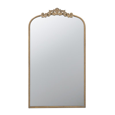 24" X 42" Gold Arch Mirror