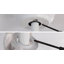 Ventilateur de plafond noir moderne 47 po avec lumière DEL 22 W - télécommande et moteur à courant continu réversible