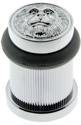 Solid Brass Floor Mount Stop, Polished Chrome