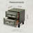 Modern Geometrical 2-Drawer Nightstand In Olive Green