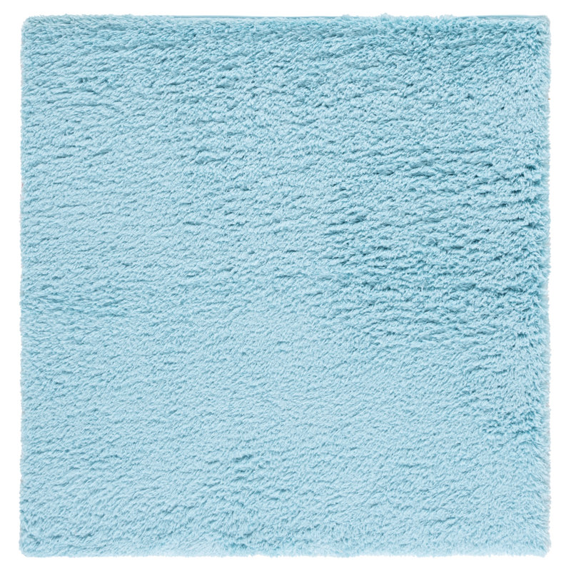 Jaydn Indie Shag Performance Solid Color Rug, Square 4'
