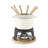 Cast Iron Fondue Set