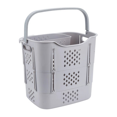 Plastic Laundry Basket with Handles