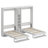 Dual Murphy Beds With Cabinets And Shelves-413149471