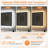 Modern LED Bathroom Vanity Mirror with Front & Back Lighting, Dimmable Anti-Fog Wall Mirror-72547444