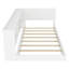 Structure de plancher simple en forme de L avec rangement latéral, station de charge intégrée et lumière-1082572813