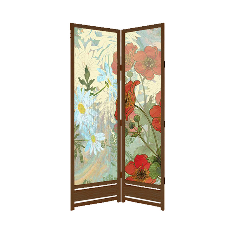 Paravent de chambre à coucher Qoiqisha, 2, 70.9" H x 35.4" W x 1.2" D