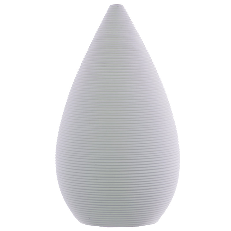 Sederholm Ceramic Table Vase, 11.5" H x 6.75" W x 6.75" D, White