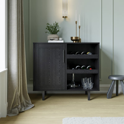 Quintavia Classic Sideboard and Bar Cabinet with Open and Closed Storage