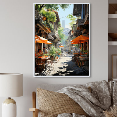 Daison, "Market Rhyth I" sur toile imprimée sur toile