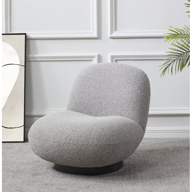 Fauteuil de chambre Portsmouth, Boucle gris clair