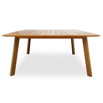 Mariliz Square Teak Solid Wood Outdoor Dining Table , 63 " W 63 " D
