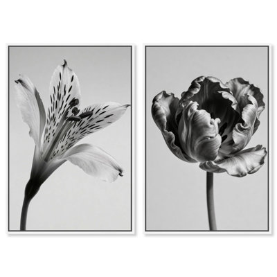 Peeking Flowers Set Set by Oliver Gal