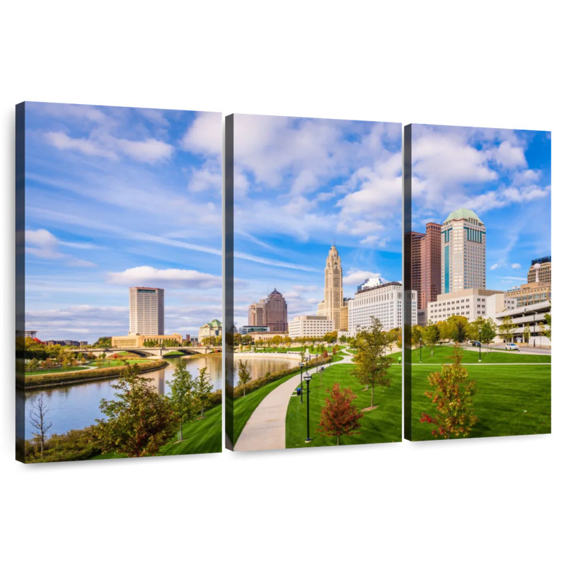 Bicentennial Park Skyline, 20" H x 33" W