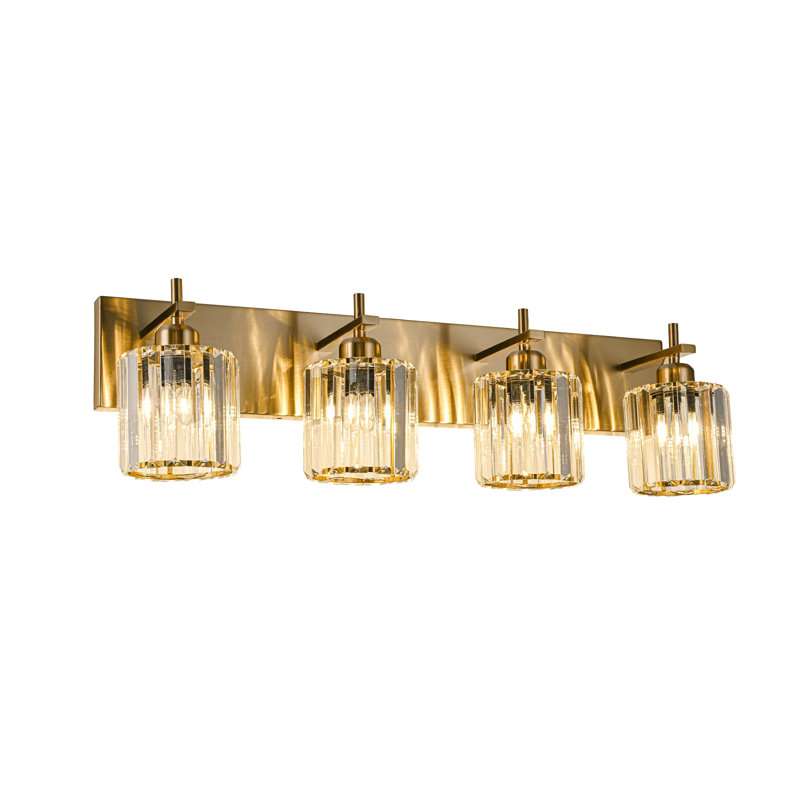 Corless Dimmable Vanity Light, 4, Gold