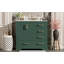 Meuble-lavabo traditionnel 36 po avec lavabo en céramique, armoire de salle de bain avec deux portes à fermeture douce et quatre tiroirs-1055632053