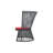Archipelago Wicker Outdoor Armless Lounge Chair-37063412-37026378