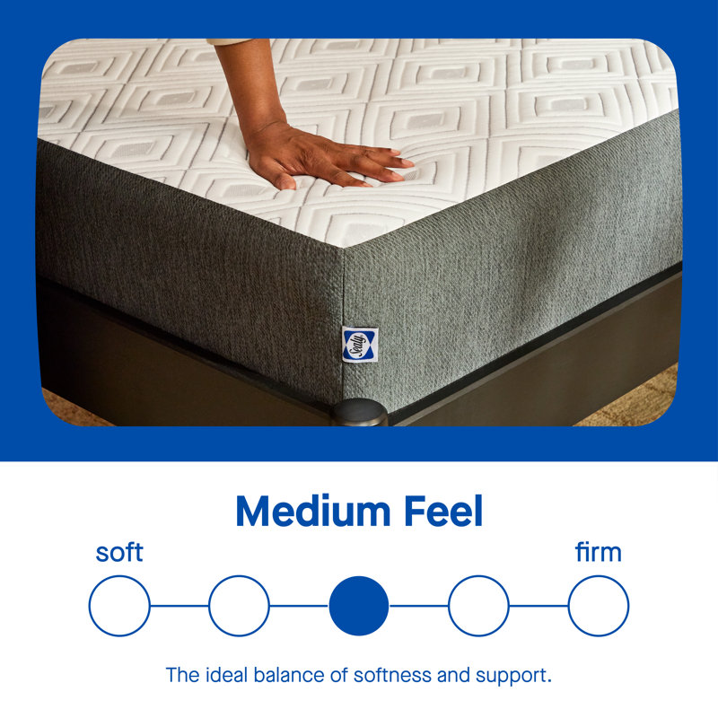 Sealy® To Go 10" Medium Hybrid Mattress-in-a-Box, Queen