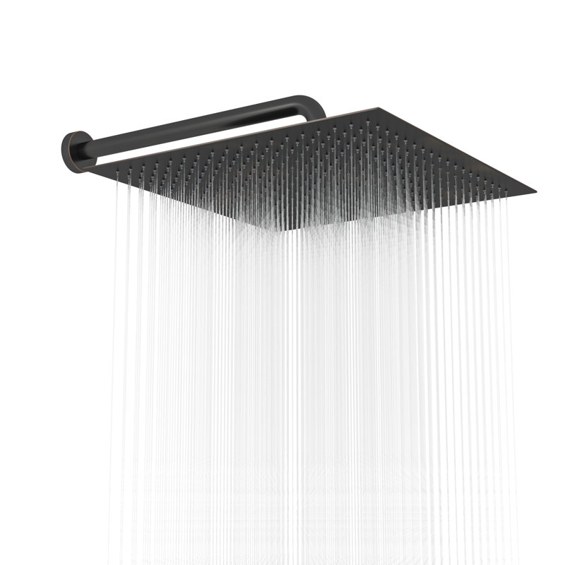Pomme de douche 16 pouces à haut débit en acier inoxydable, Bronze huilé