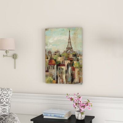 Printemps à Paris II, reproduction d'art sur toile tendue