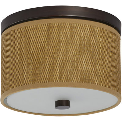 Denning Fabric Flush Mount