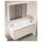 Simple cream style bathroom cabinet-112121961