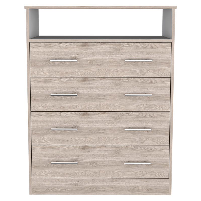 Commode rectangulaire à 4 tiroirs Dover, Light Grey