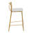 Upholstered Counter Stool with Metal Frame-1222409670-1222409671
