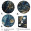 Shoreham Blue and Gold Melody Of Boho III sur toile-88529123-88529125