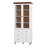 White MDF Display Storage Cabinet