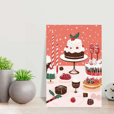 «Christmassweets Contemporary Winter», reproduction d'art mural