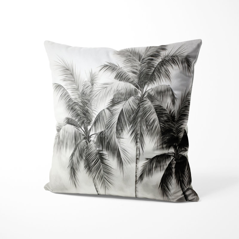 Coussin Palms & Palm Trees, H 16 po x l 16 po