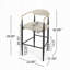 Ensemble de 2 tabourets de bar rembourrés-818657759-818657745