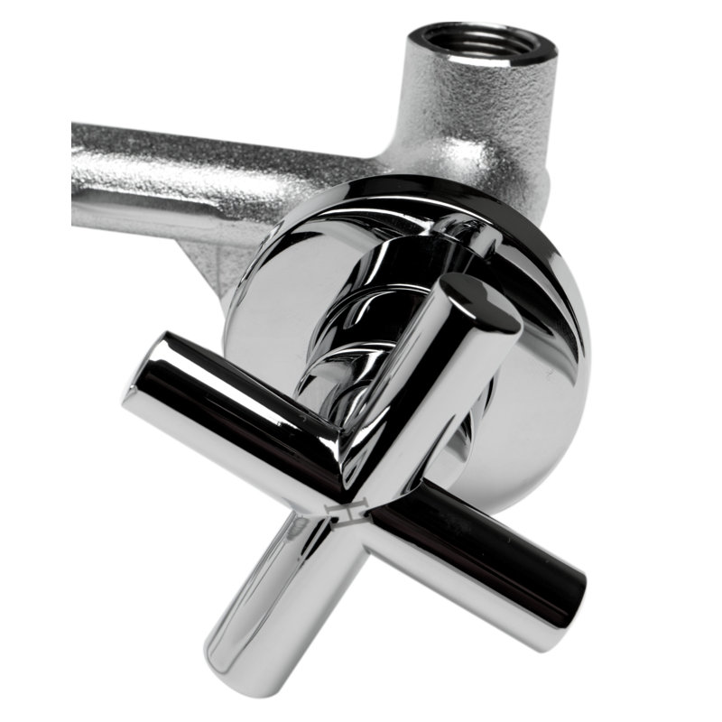 Widespread Bathroom Faucet, Polished Chrome