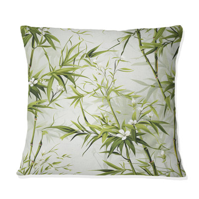 Bambou Zen Haven - Coussin décoratif Abstract Coral Reef Multicolore Azur - Coussin décoratif