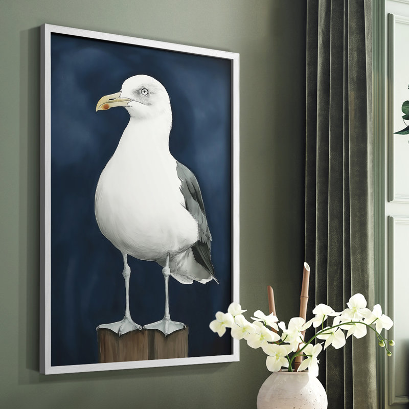 NAUTICAL Series CLII - Impression encadrée de qualité supérieure - Prêt à accrocher - Aucun clou requis, Blanc / Blanc