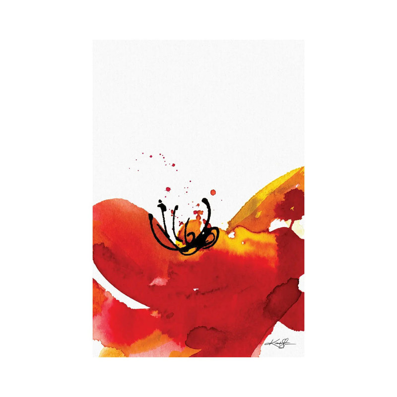Soul Flower XLVI by Kathy Morton Stanion - Wrapped Canvas Gallery-Wrapped Canvas Giclée, 30.48 cm H x 45.72 cm W