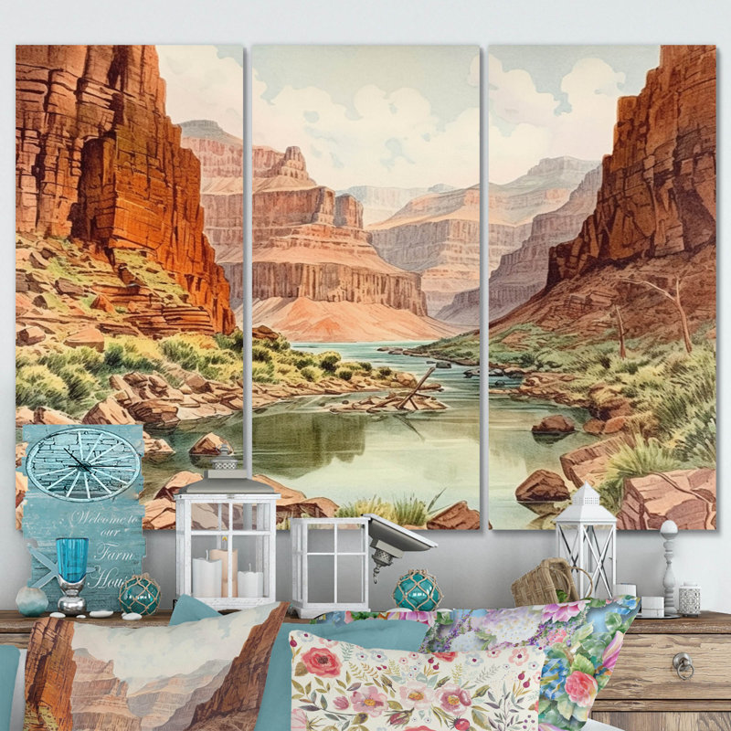 Rustic Landscape & Nature Wall Decor on Metal