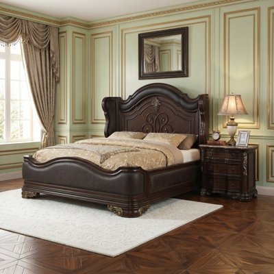 Jarrold Queen 2PC Dark Walnut