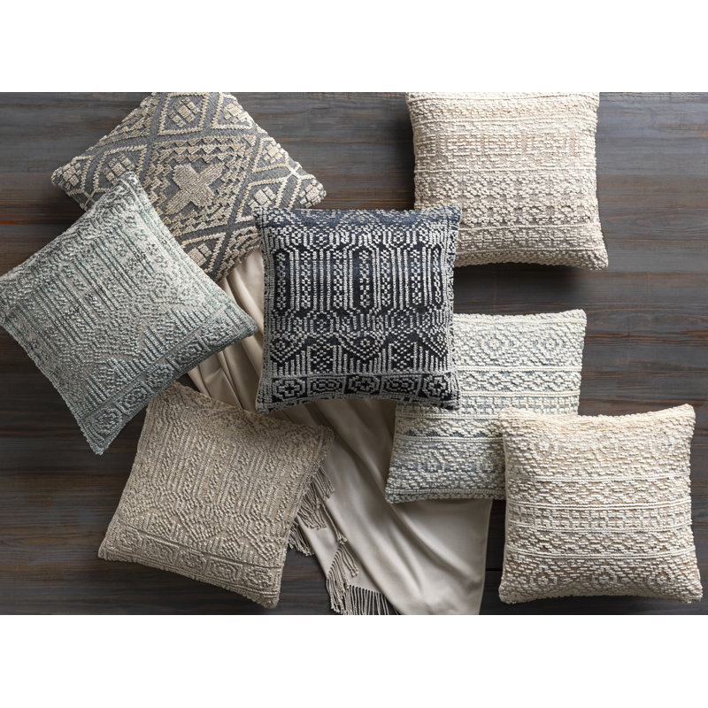  Housse de coussin Global, Crème / écume de mer