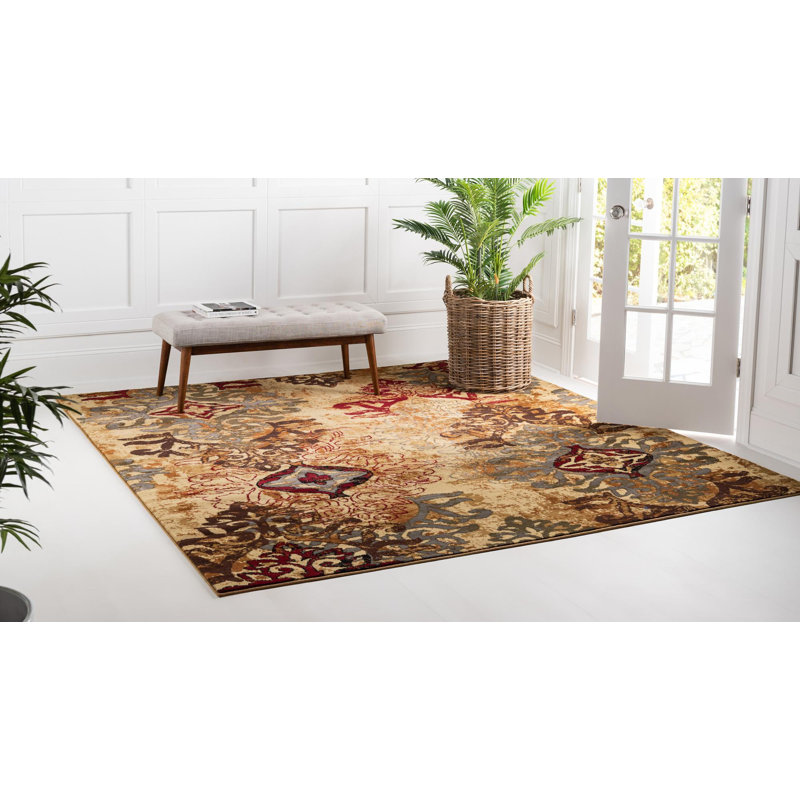 Eelijah Abstract Indoor Rug, Square 7'10"