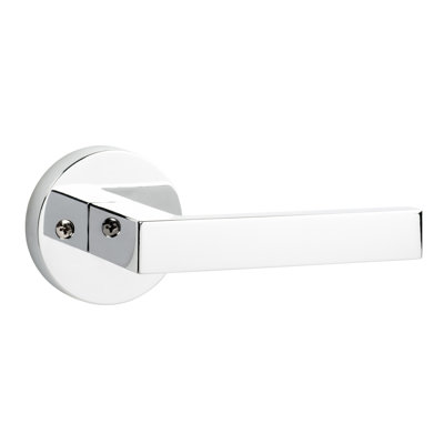 Faux levier rond Siena, chrome poli