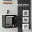 Meuble-lavabo flottant 16 po avec lavabo, porte en céramique, contreplaqué, noir 16 po-36734448-36734450