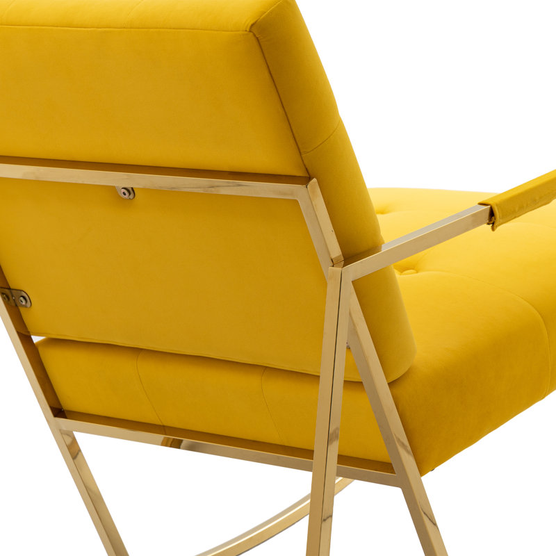 Chaises berçantes, Jaune