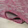 Delcine Bohemian Textured Weave Floral Fuchsia/Light Gray Indoor/Outdoor Rug