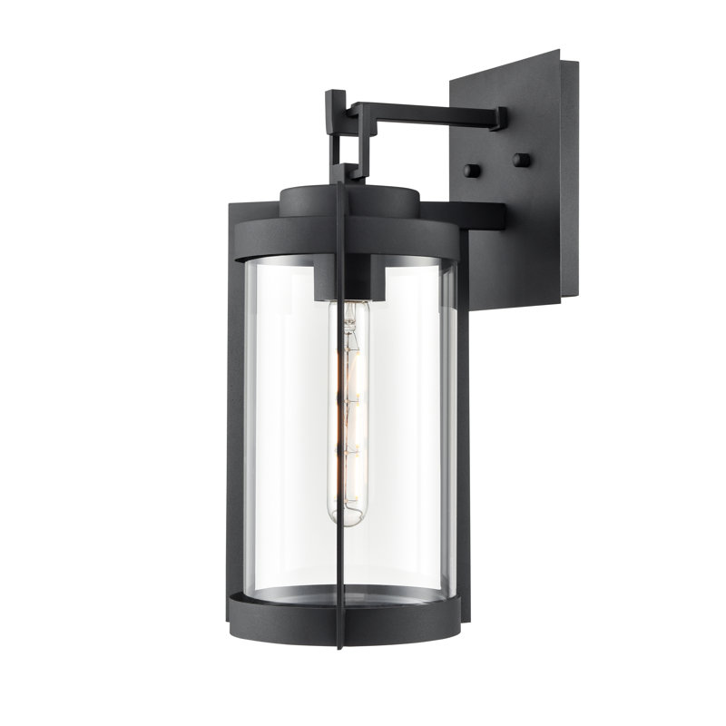 Davisville 1 Light Outdoor Wall Sconce, 16" H x 7.88" W x 8.88" D